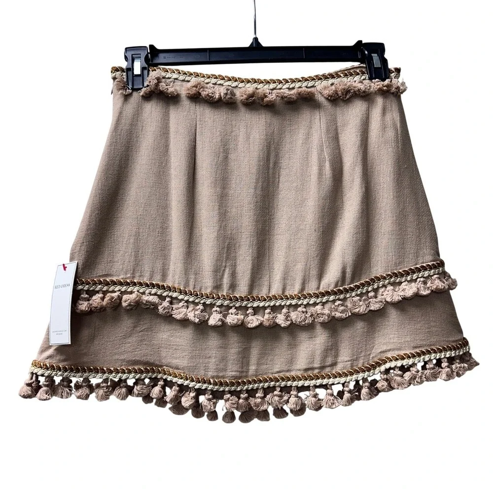 Selfie Leslie Fringe Mini Skirt‎  Large